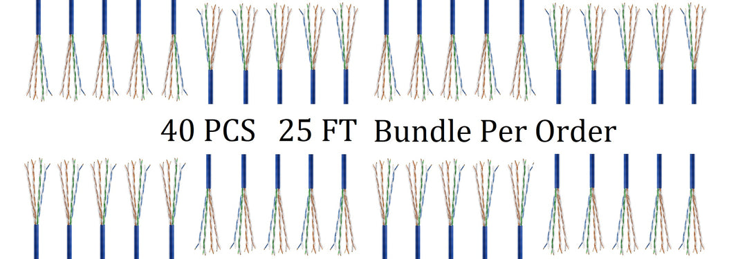 CompuCablePlusUSA Cat6 Slim Ethernet Bulk Cable 1000 FT, CM Rated, Bare Copper, Gigabit, UTP 28 AWG Stranded