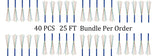 CompuCablePlusUSA Cat6 Slim Ethernet Bulk Cable 1000 FT, CM Rated, Bare Copper, Gigabit, UTP 28 AWG Stranded