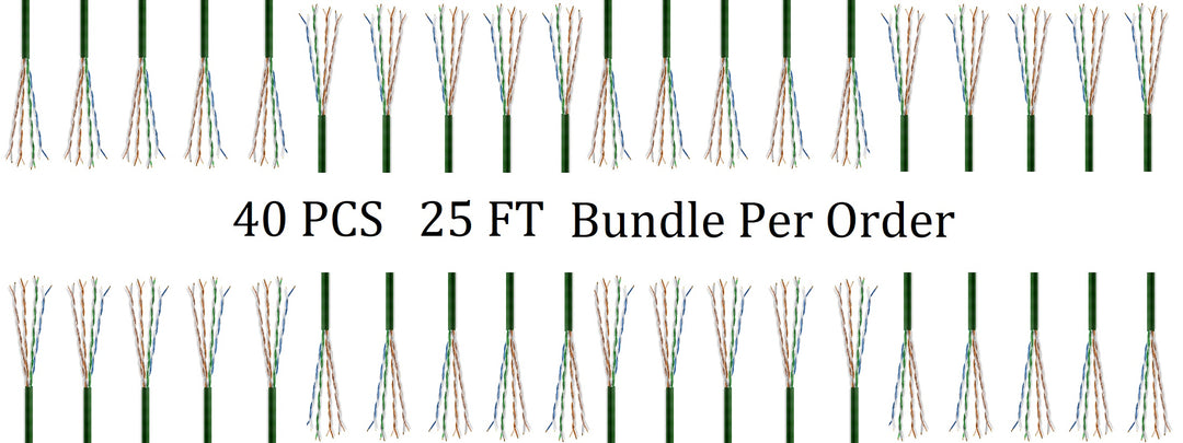 CompuCablePlusUSA Cat6 Slim Ethernet Bulk Cable 1000 FT, CM Rated, Bare Copper, Gigabit, UTP 28 AWG Stranded