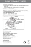 RJ11/RJ45/USB/BNC 4-in-1 Cable Tester – Multifunction Network and Connectivity Tester User Manual.