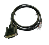 DB15 Female RS-232 Serial Cable to Lead Wires.
