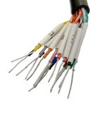 RS-232 Serial Cable Lead Wires with Different Colors and Numbers