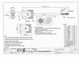 CompuCablePlusUSA.com High Density DB15 Female RS-232 Serial Cable to Lead Wire 3 FT Datasheet