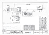 CompuCablePlusUSA.com High Density DB15 Female RS-232 Serial Cable to Lead Wire 5 FT to 35 FT Datasheet