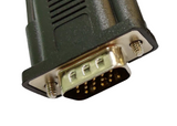 High Density DB15 Male RS-232 Serial Cable Connector.