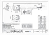 CompuCablePlusUSA.com High Density DB15 Male RS-232 Serial Cable to Lead Wire 5 FT to 35 FT Datasheet