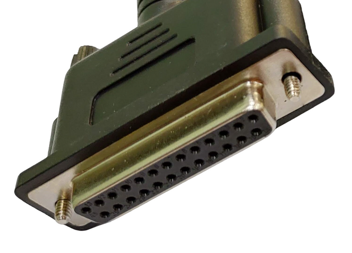 DB25 Female RS-232 Serial Cable Connector.