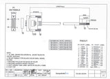 CompuCablePlusUSA.com DB25 Female RS-232 Serial Cable to Lead Wire 5 FT to 35 FT Datasheet