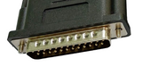 DB25 Male RS-232 Serial Cable Connector.