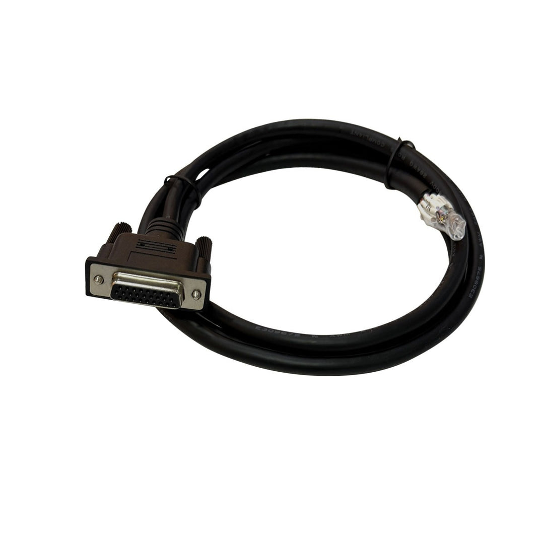 CompuCablePlusUSA High Density DB26 female connector on one end and 26 color-coded stripped lead wires on the other, it allows for seamless integration into specialized hardware environments.