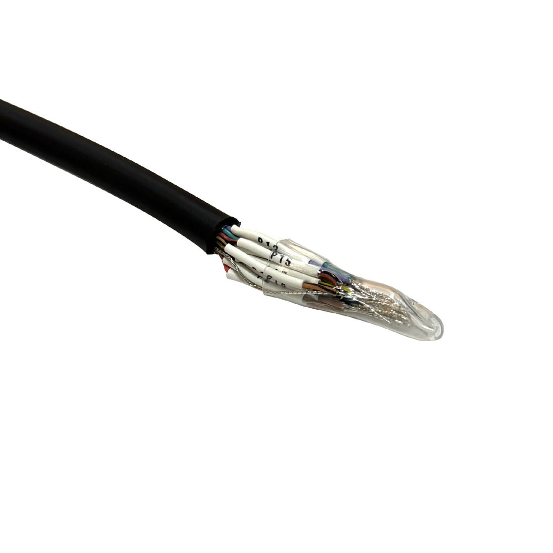 CompuCablePlusUSA High Density DB26 male connector on one end and 26 color-coded stripped lead wires on the other, it allows for seamless integration into specialized hardware environments.