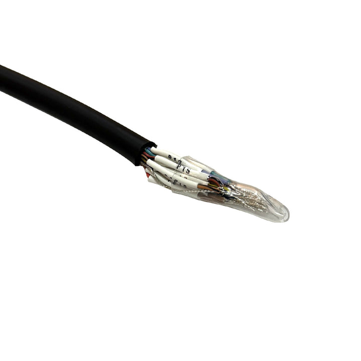 CompuCablePlusUSA High Density DB26 male connector on one end and 26 color-coded stripped lead wires on the other, it allows for seamless integration into specialized hardware environments.