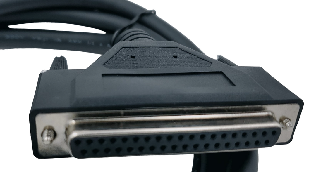 DB37 Female RS-232 Serial Cable Connector.