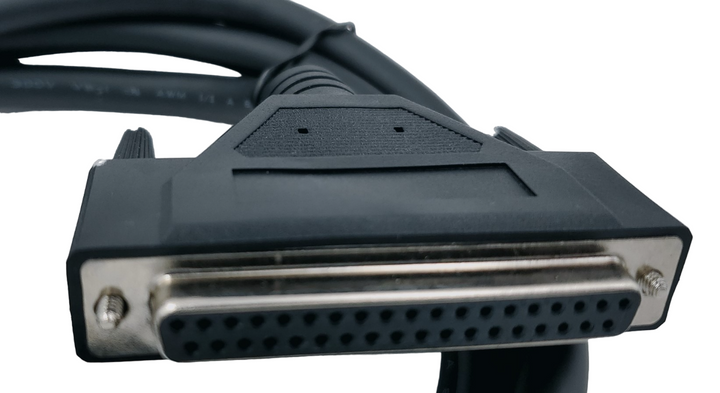 DB37 Female RS-232 Serial Cable Connector.