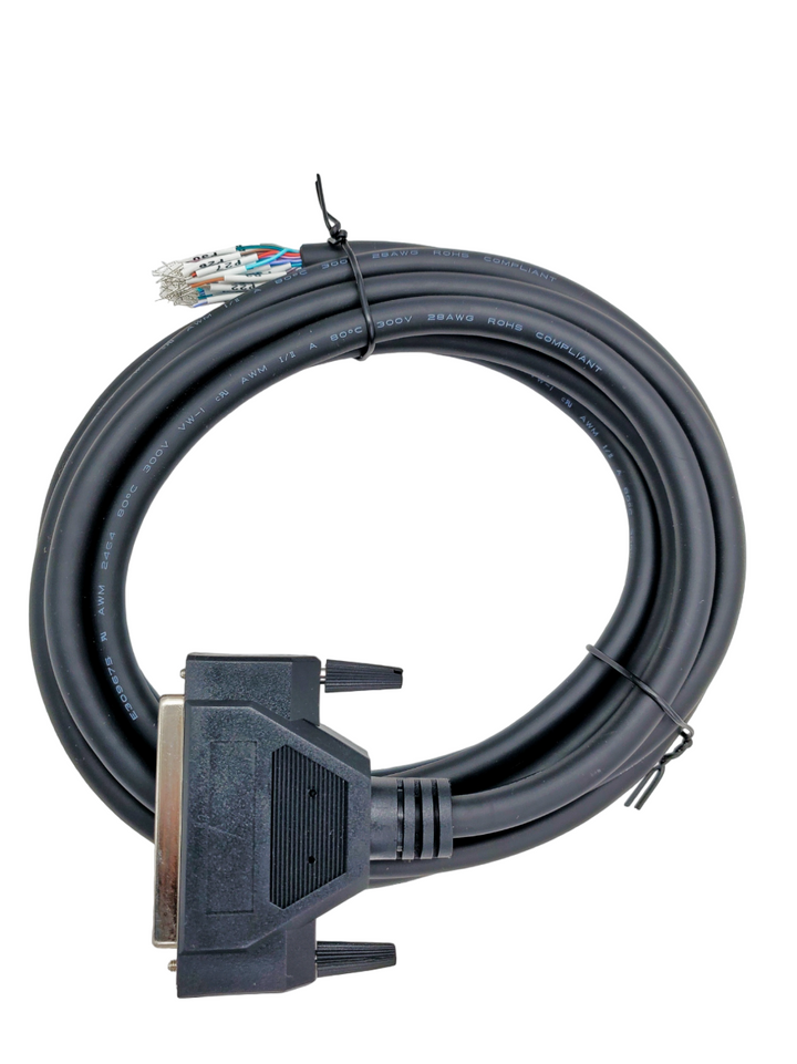 DB37 Female RS-232 Serial Cable to Lead Wires.