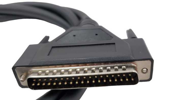 DB37 Male RS-232 Serial Cable Connector.