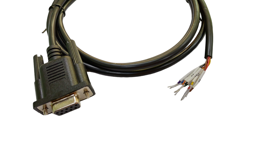 DB9 Female RS-232 Serial Cable to Lead Wires