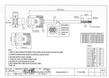 CompuCablePlusUSA.com DB9 Male RS-232 Serial Cable to Lead Wire 5 FT to 35 FT Datasheet