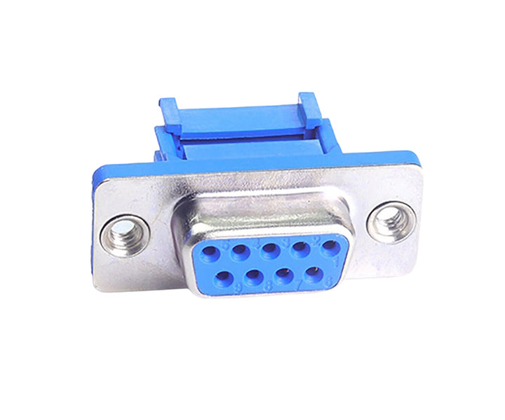 DB9 IDC Metal Shell Connector for Serial RS-232 | 9-Pin DE9 Connector | 6 PC/Pack