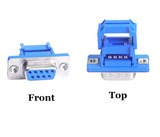 DB9 Female IDC Metal Shell Connector for Serial RS-232 | 9-Pin DE9 Connector | 6 PC/Pack