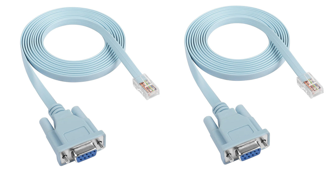 CompuCablePlusUSA.com Cisco® Cable DB9 Female to RJ45 Male Console 6 Feet, 1 Order = 2 PCS/Pack.