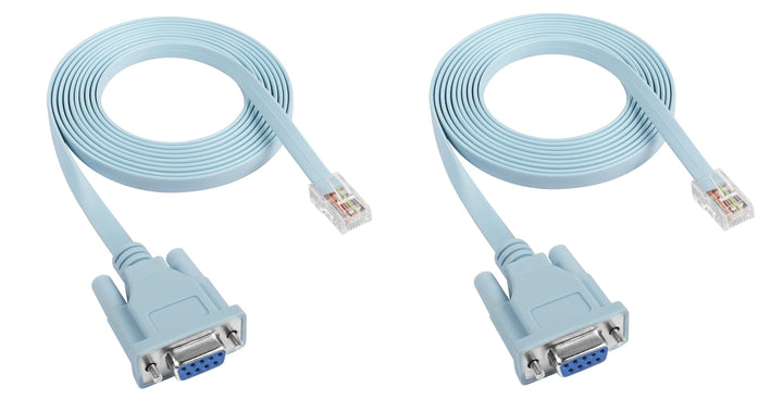 CompuCablePlusUSA.com Cisco® Cable DB9 Female to RJ45 Male Console 6 Feet, 1 Order = 2 PCS/Pack.