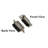 CompuCablePlusUSA.com 26 Pin High Density Male Connector front and back views. 