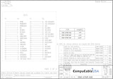 CompuCablePlusUSA.com RS-449 Serial Cable Shielded, Molded, Beige (DB37 to DB37, Male to Female) 3/6/10 FT Cable, Straight Through Wiring Data Sheet page 2 of 2.