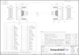 CompuCablePlusUsa.com SCSI Serial Cable Shielded, Molded, Beige (DB50 to DB50, Male to Male, 1:1 Molded Cable) Data Sheet.