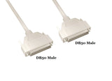 CompuCablePlusUsa.com SCSI Serial Cable Shielded, Molded, Beige (DB50 to DB50, Male to Male, 1:1 Molded Cable) 10 FT