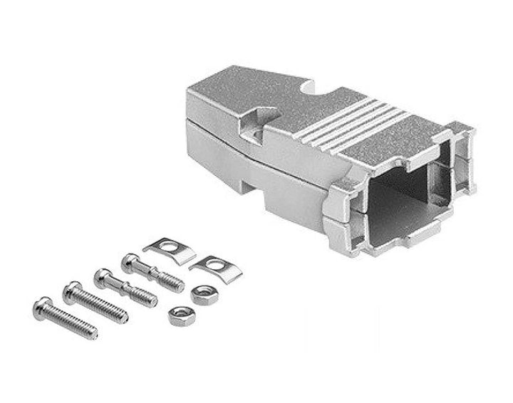 Metal Hood with screws on a white background