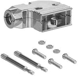 CompuCablePlusUSA.com High Density 15 Pin Shielded Metal Elbow Hood