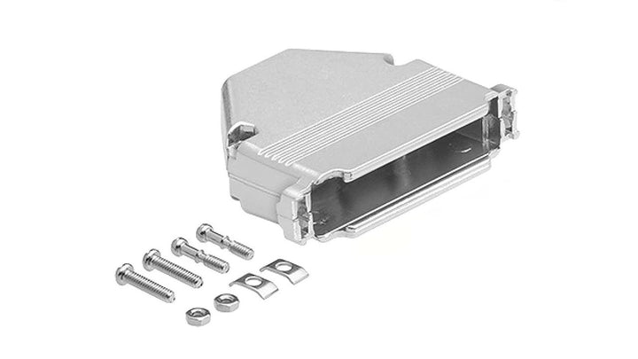 Metal Hood with screws on a white background