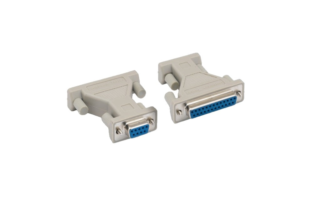 CompuCablePlusUSA.com Best RS-232 Serial Loop Back Tester DB9 Female to DB25 Female.