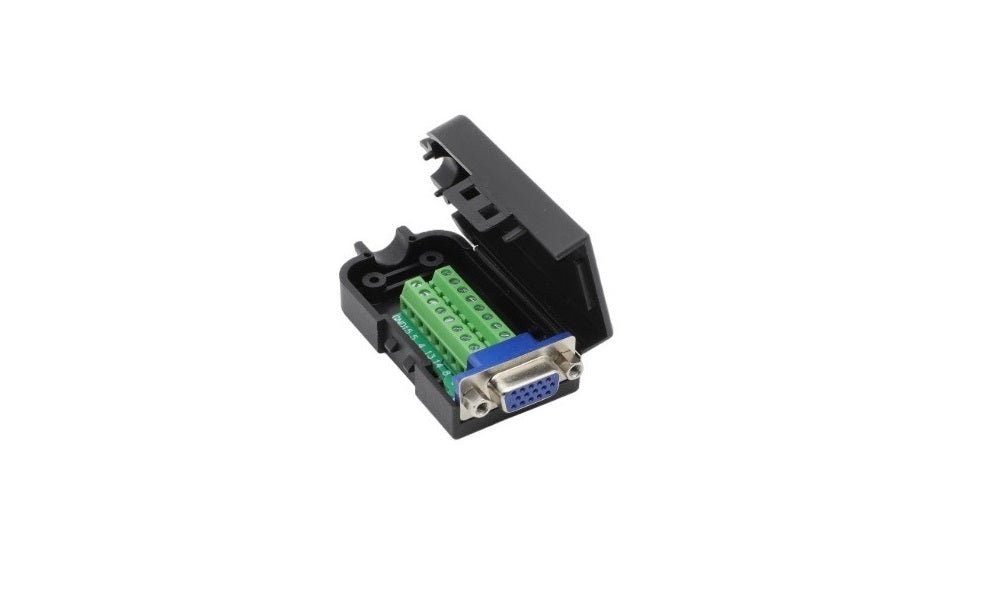 DTB-15HFP-KIT Computer monitor adapter with VGA connector on a white background