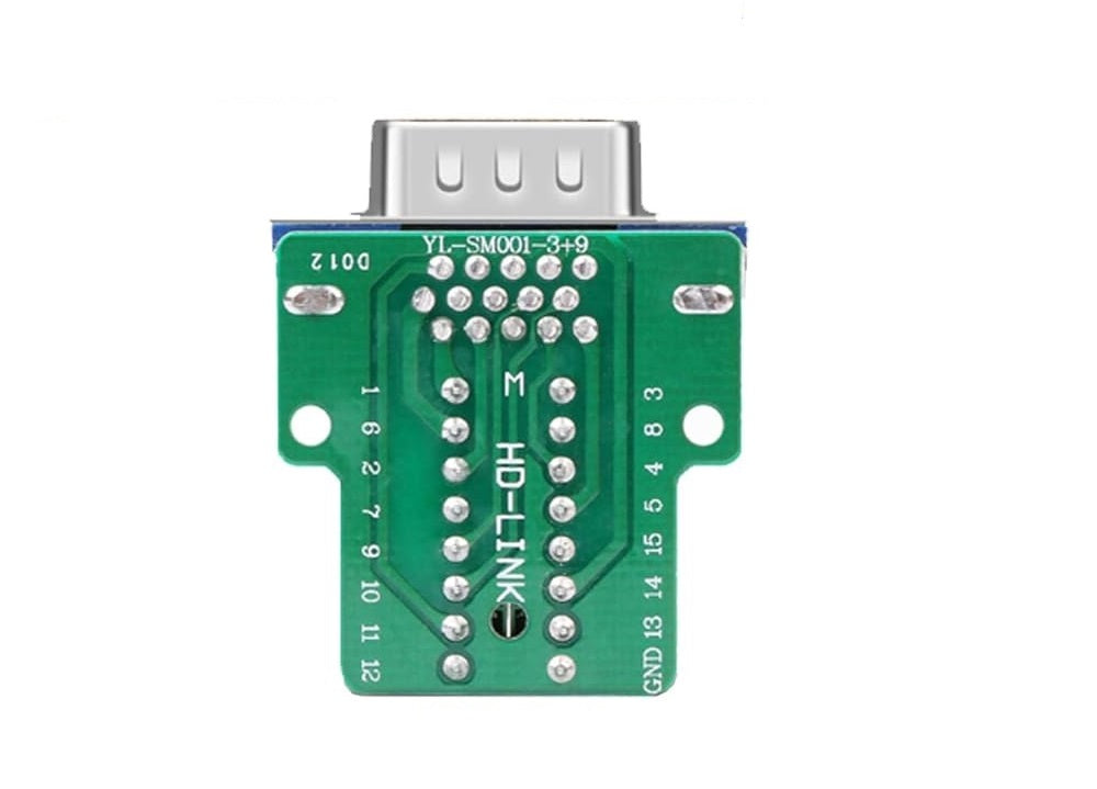 DTB-15HMP-KIT Green electronic component with HDMI connector on a white background