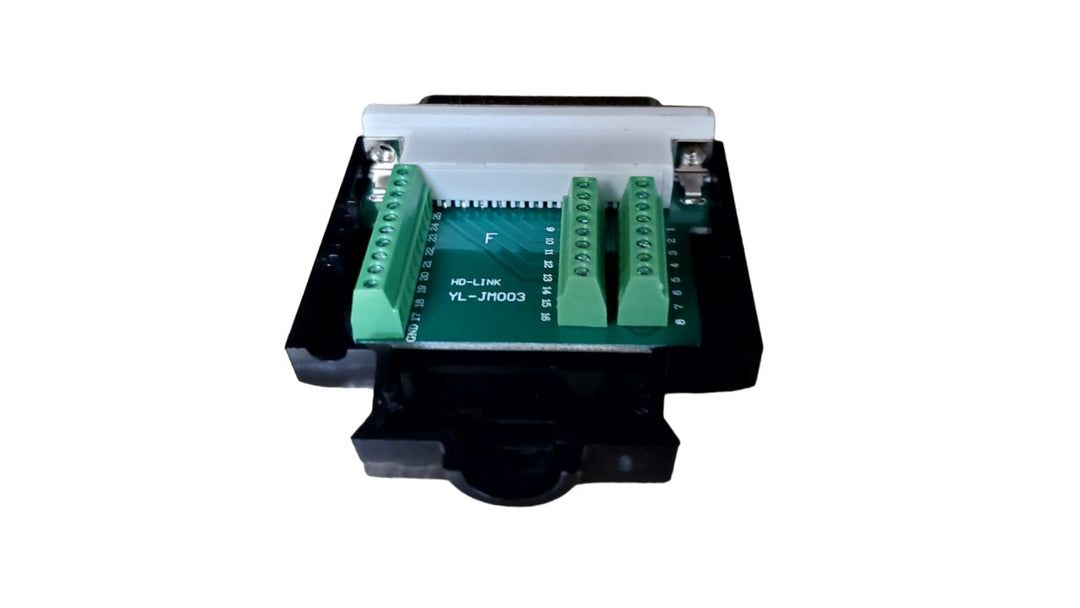 DTB-25FP-KIT Electronic module with green connectors on a white background