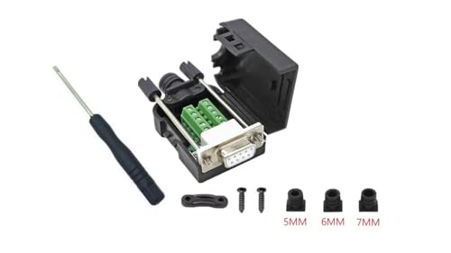 DB9 Female Breakout Connectors ¡V Solderless RS232 Serial Adapter One Set View.