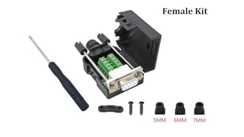 DB9 Breakout Connector Pack ¡V RS232 Female Adapter.