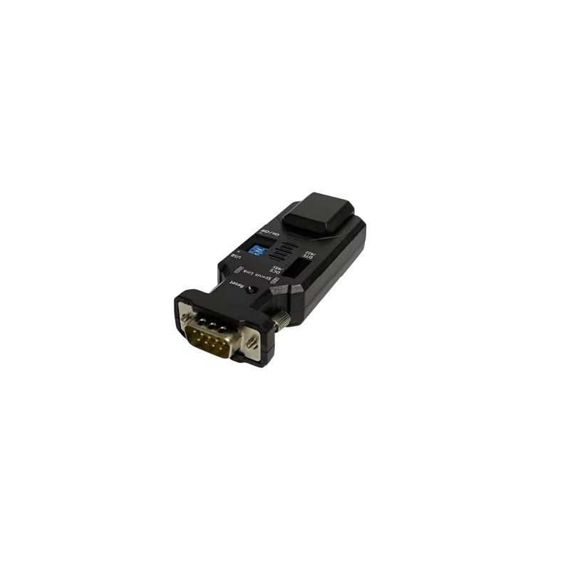 CompuCablePlusUSA RJ45 to RS-422/RS-485 Industrial Ethernet Converter Adapter Modbus RTU TCP UDP HTTP HTTPS S2E485V2 RS422 RS485 Serial Device Gateway, DB9 Male Connection, Mini USB, 5-40 VDC Power Input, DCE DTE Hardware Toggle Switch.