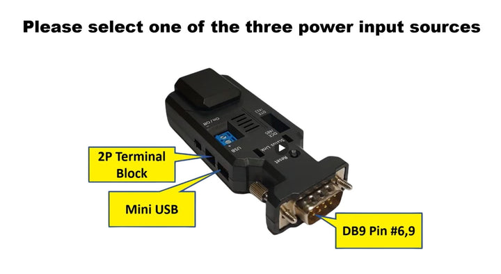 CompuCablePlusUSA RJ45 to RS-422/RS-485 Industrial Ethernet Converter Adapter Modbus RTU TCP UDP HTTP HTTPS S2E485V2 RS422 RS485 Serial Device Gateway, DB9 Male Connection, Mini USB, 5-40 VDC Power Input, DCE DTE Hardware Toggle Switch.