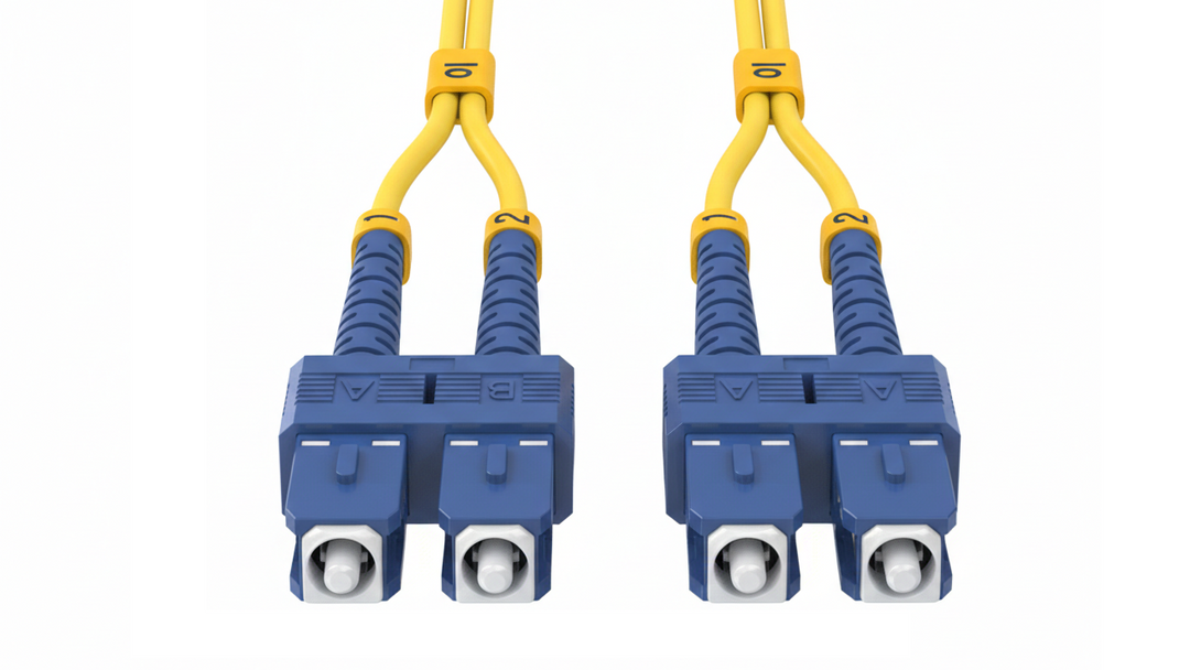 CompuCablePlusUSA.com OS2 Single-Mode Fiber Patch Cable SC to SC. 