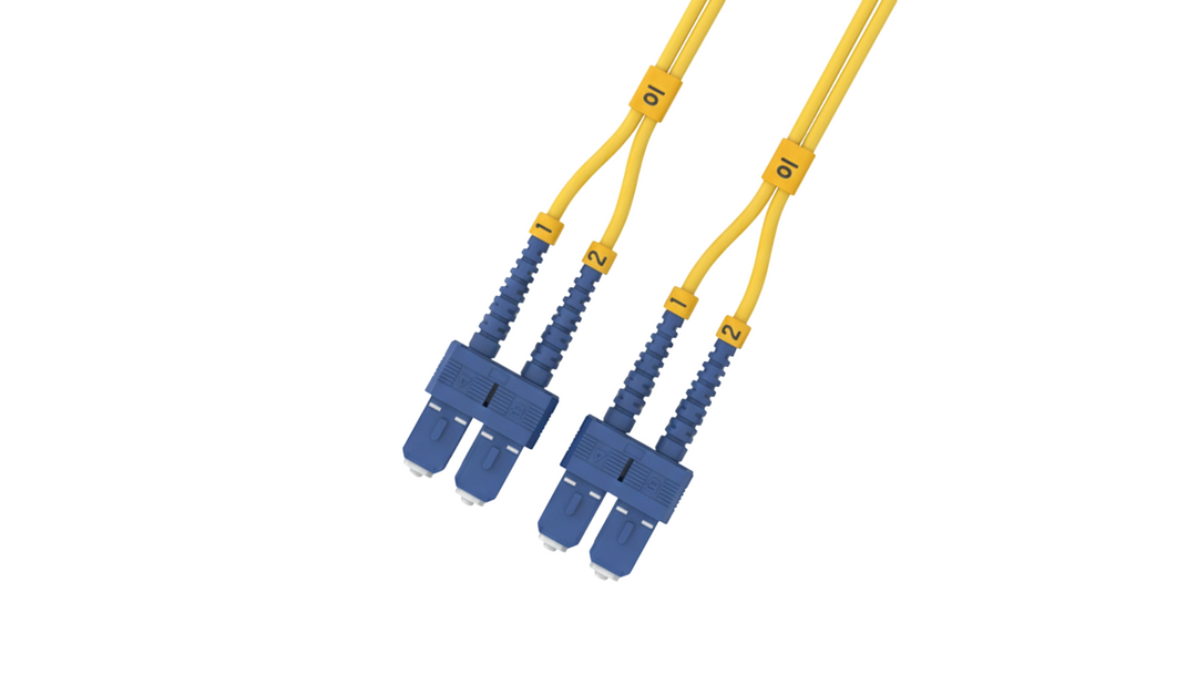 CompuCablePlusUSA.com OS2 Single-Mode Fiber Patch Cable SC to SC. 