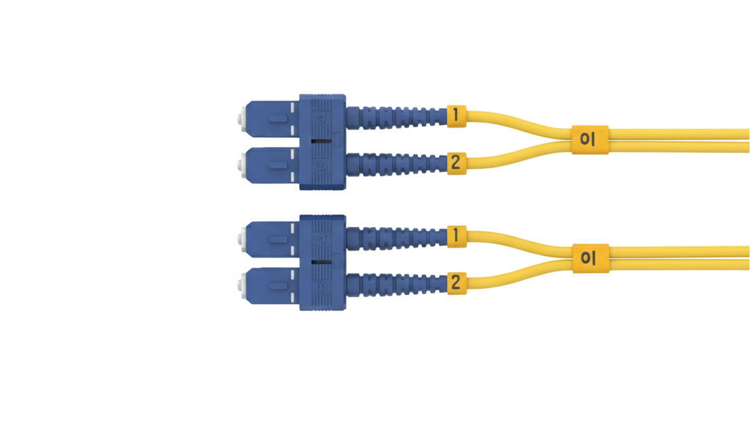 CompuCablePlusUSA.com OS2 Single-Mode Fiber Patch Cable SC to SC. 