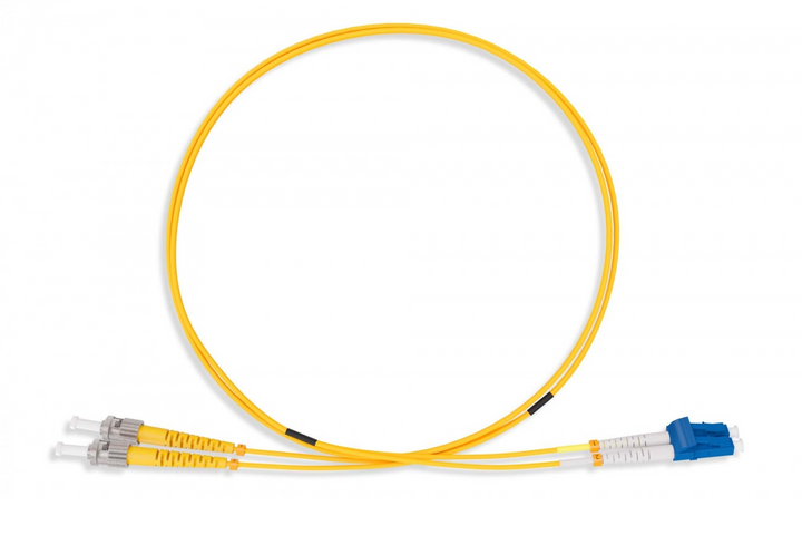 CompuCablePlusUSA.com Short Boot LC to ST Single Mode Fiber Optic Patch Cable Duplex OS2 9/125 Core.