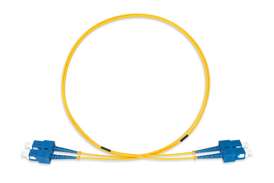 CompuCablePlusUSA.com Short Boot SC to SC Single Mode Fiber Optic Cable OS2 Duplex Corning Glass.