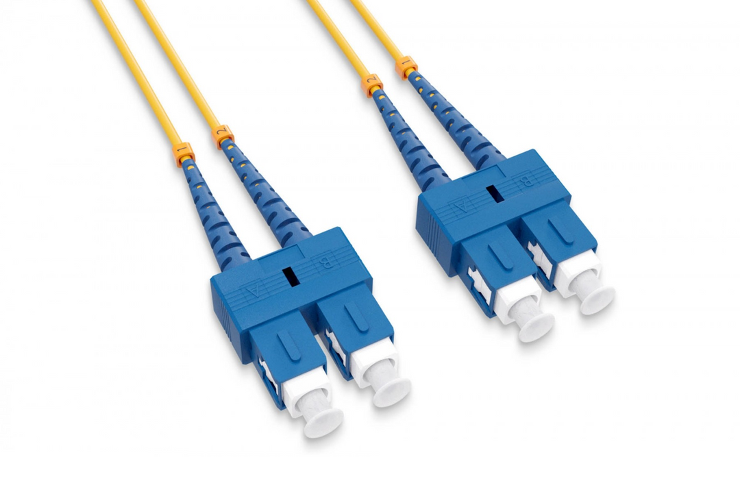 CompuCablePlusUSA.com Short Boot SC to SC Single Mode Fiber Optic Cable OS2 Duplex Corning Glass.