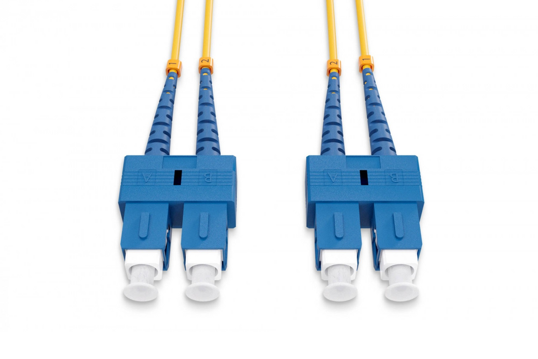 CompuCablePlusUSA.com Short Boot SC to SC Single Mode Fiber Optic Cable OS2 Duplex Corning Glass.