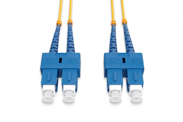 CompuCablePlusUSA.com Short Boot SC to SC Single Mode Fiber Optic Cable OS2 Duplex Corning Glass.