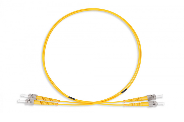 CompuCablePlusUSA.com Short Boot ST to ST Single Mode Fiber Optic Cable OS2 Duplex Corning Glass.